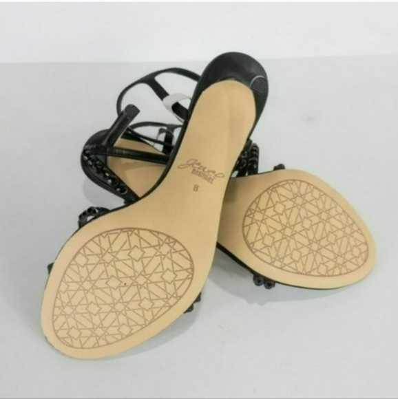 Jewel by Badgley Mischka Marimba Black Sandals - Picture 9 of 9